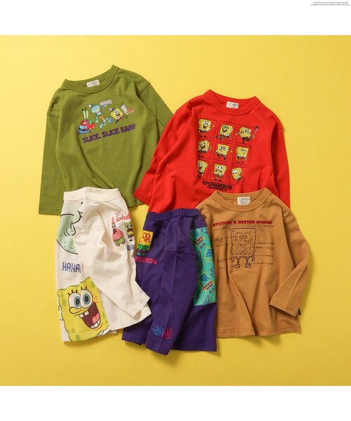 Supreme スポンジボブ 長袖カットソー M