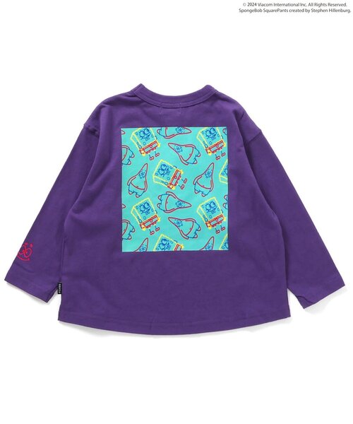 セール】【親子お揃い可能】スポンジ・ボブ 長袖Tシャツ（Tシャツ