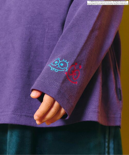 セール】【親子お揃い可能】スポンジ・ボブ 長袖Tシャツ（Tシャツ