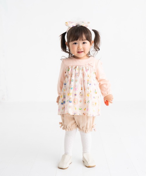 【セール】楽器と動物プリントベビースーツ（その他ベビーウェア）｜nino（ニノ） 5,313円