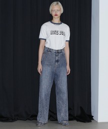 【美品】ROSE BUD／ローズバッド／mici／ダメージデニムパンツ／S ROSE BUD ジーンズ デニム デニムパンツ LIGHT OZ DENIM PANTS