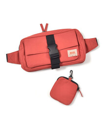 WASK | ミニポーチ付きルショルダーバッグ(ボディバッグ/ウエストポーチ)