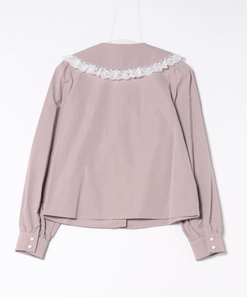 Ank Rouge（アンクルージュ）の「リボン刺繍ブラウス（シャツ/ブラウス・レディース・ブラック/ホワイト/ピンク・M）」の4枚目の写真