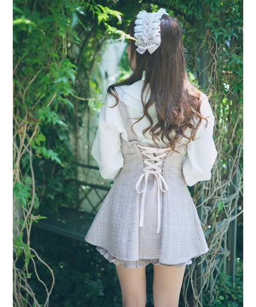 Ank Rouge（アンクルージュ）の「リボン刺繍ブラウス（シャツ/ブラウス・レディース・ブラック/ホワイト/ピンク・M）」の13枚目の写真