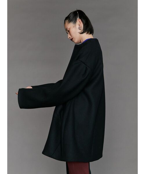 【美品】UN3D. TUCK SHOULDER MIDDLE COAT 36 美品】UN3D. TUCK SHOULDER MIDDLE COAT 36
