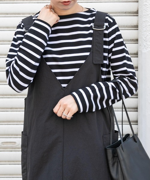 FORK&SPOON(フォークアンドスプーン)の「FORK&SPOON ボートネックボーダー(Tシャツ/カットソー・レディース・ホワイト系その他/レッド系その他/ベージュ系その他/ブルー系その他・1/2)」の17枚目の写真