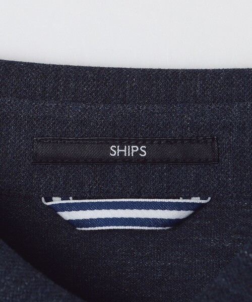 SHIPS（シップス）の「【WEB限定】SHIPS: 吸水速乾・UVケア Drymix（R）ワンポイントロゴ ボタンダウン 長袖ポロシャツ（ポロシャツ・メンズ・ブラック/ライトグレー/ネイビー/ロイヤルブルー/トップグレー・SMALL/MEDIUM/LARGE/X-LARGE）」の22枚目の写真