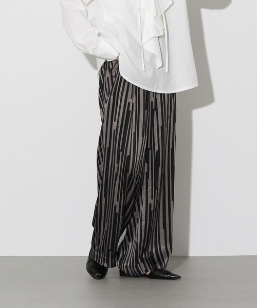 00s ALGONQUINS ボンテージパンツ シャーリング ラメ ストライプ antiqua（アンティカ） 【新春BIGバーゲン30％OFF！6日10時迄