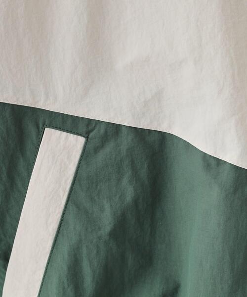 Cutie Blonde（キューティーブロンド）の「【洗える】大人レトロ 配色トラックジャケット（ブルゾン・レディース・ブラック系4/モスグリーン系4/キャメル・04/03/02）」の12枚目の写真