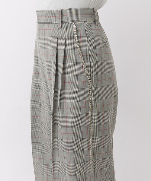RIVE DROITE（リヴドロワ）の「【着映え◎】フリンジチェーンチェックパンツ（その他パンツ・レディース・グレー/ベージュ・36/38）」の11枚目の写真