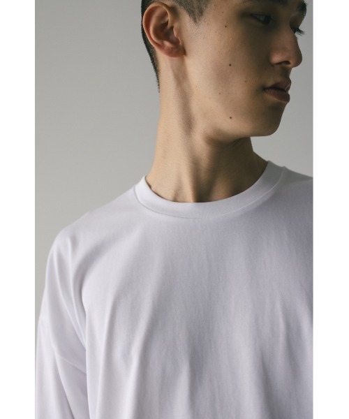 STYLEMIXER(スタイルミキサー)の「ユニセックスラウンドロンT(Tシャツ/カットソー・メンズ・ベージュ/ホワイト/ブラック・SMALL/MEDIUM/LARGE)」の20枚目の写真