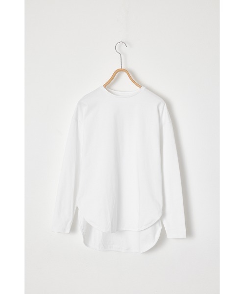 STYLEMIXER(スタイルミキサー)の「ユニセックスラウンドロンT(Tシャツ/カットソー・メンズ・ベージュ/ホワイト/ブラック・SMALL/MEDIUM/LARGE)」の21枚目の写真