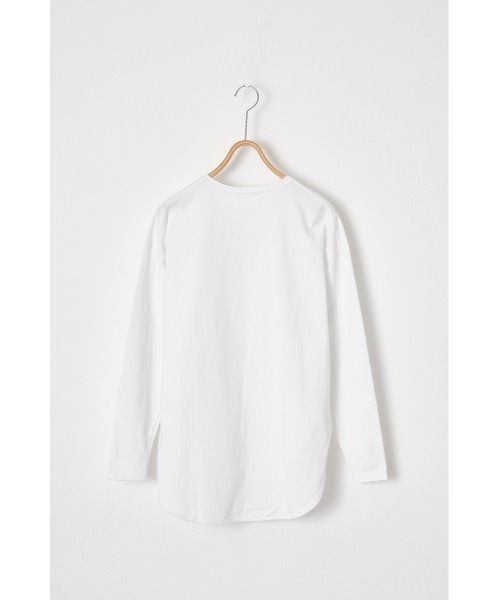 STYLEMIXER(スタイルミキサー)の「ユニセックスラウンドロンT(Tシャツ/カットソー・メンズ・ベージュ/ホワイト/ブラック・SMALL/MEDIUM/LARGE)」の22枚目の写真