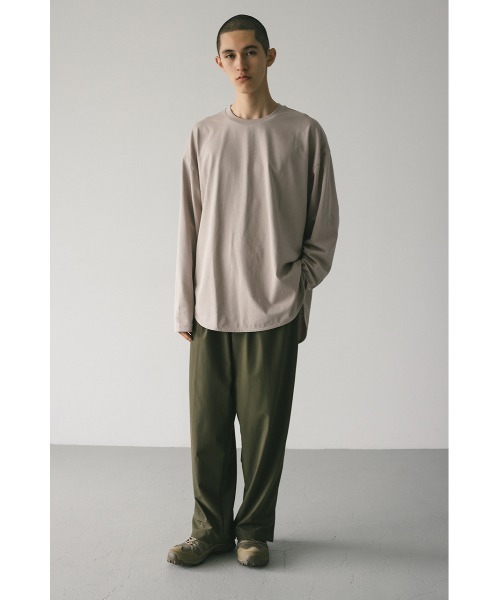 STYLEMIXER(スタイルミキサー)の「ユニセックスラウンドロンT(Tシャツ/カットソー・メンズ・ベージュ/ホワイト/ブラック・SMALL/MEDIUM/LARGE)」の7枚目の写真
