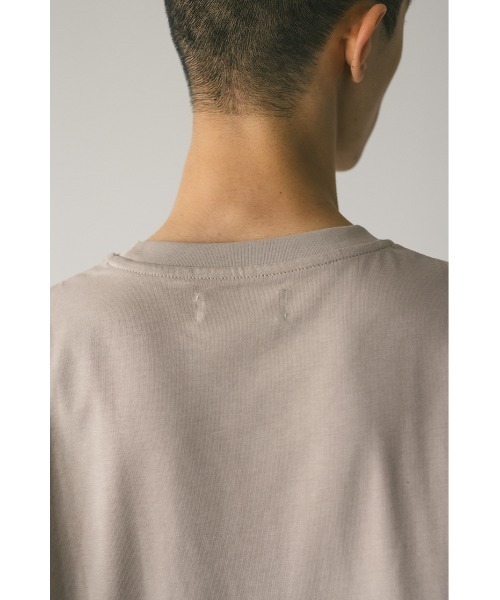 STYLEMIXER(スタイルミキサー)の「ユニセックスラウンドロンT(Tシャツ/カットソー・メンズ・ベージュ/ホワイト/ブラック・SMALL/MEDIUM/LARGE)」の15枚目の写真
