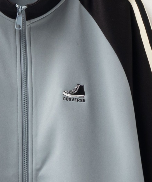 CONVERSE(コンバース)の「CONVERSEトラックジャケット(ジャージ・メンズ・ブラウン/アイボリー/ライトブルー・M/L/XL)」の8枚目の写真