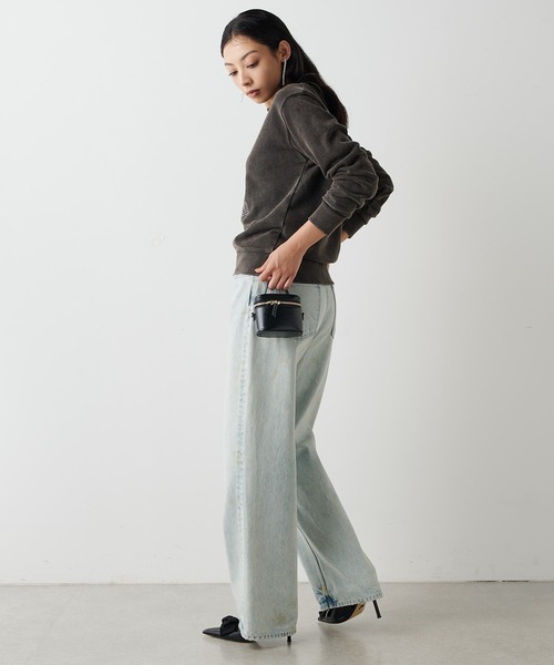 Whim Gazette（ウィムガゼット）の「CATプリント裏毛プルオーバー