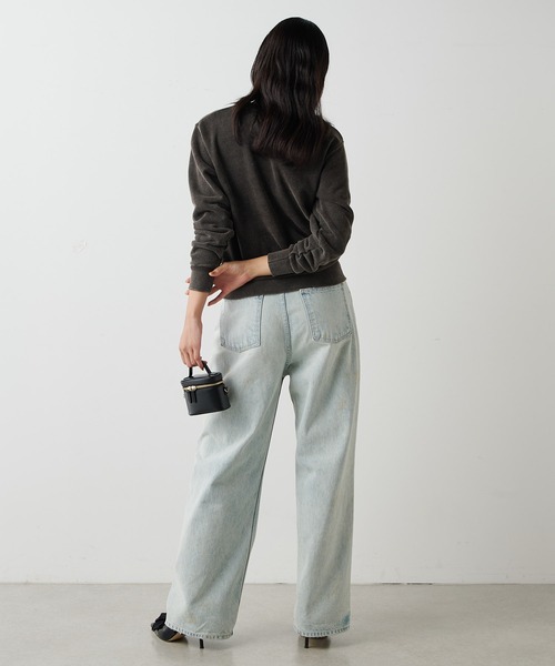 Whim Gazette（ウィムガゼット）の「CATプリント裏毛プルオーバー