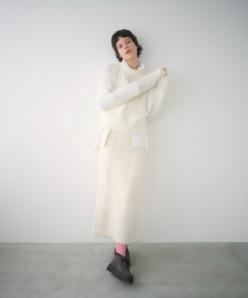 emmi（エミ）の「シャギーニットワンピース（ワンピース）」 - WEAR