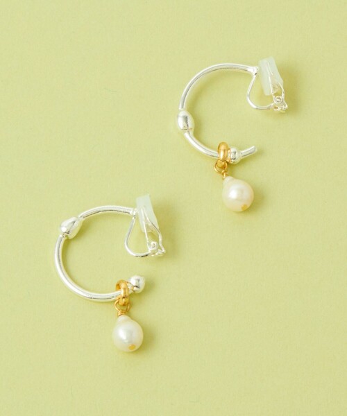 ＜anisotea＞A Pearl Hoop イヤリング（イヤリング）｜anisotea（アニソテア ）