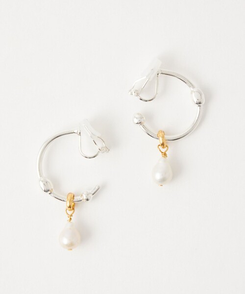 ＜anisotea＞A Pearl Hoop イヤリング（イヤリング）｜anisotea（アニソテア ）