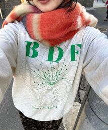 【WEB限定】BDFフラワープリントスウェット