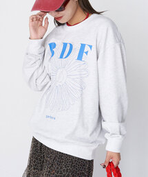 【WEB限定】BDFフラワープリントスウェット
