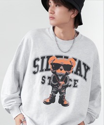 【SIDEWAY STANCE】プリント スウェット トレーナー