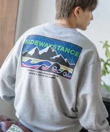 【SIDEWAY STANCE】プリント スウェット トレーナー