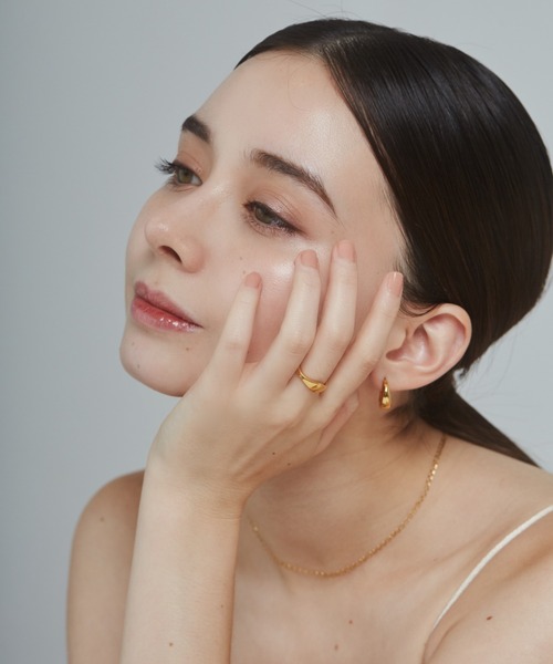 ciite' surgical stainless(シーテサージカルステンレス)の「【 金属アレルギー対応 】 ニュアンスリング サージカルステンレス (リング・レディース・ゴールド/シルバー・13号/11号)」の17枚目の写真