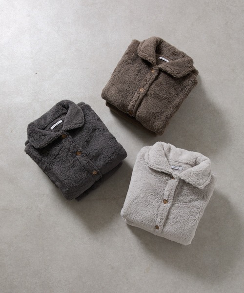 COLONY 2139（コロニートゥーワンスリーナイン）の「シープタッチパジャマ（ルームウェア/パジャマ・レディース・モカ/チャコールグレー/ライトグレー・FREE）」の4枚目の写真