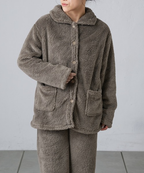 COLONY 2139（コロニートゥーワンスリーナイン）の「シープタッチパジャマ（ルームウェア/パジャマ・レディース・モカ/チャコールグレー/ライトグレー・FREE）」の6枚目の写真