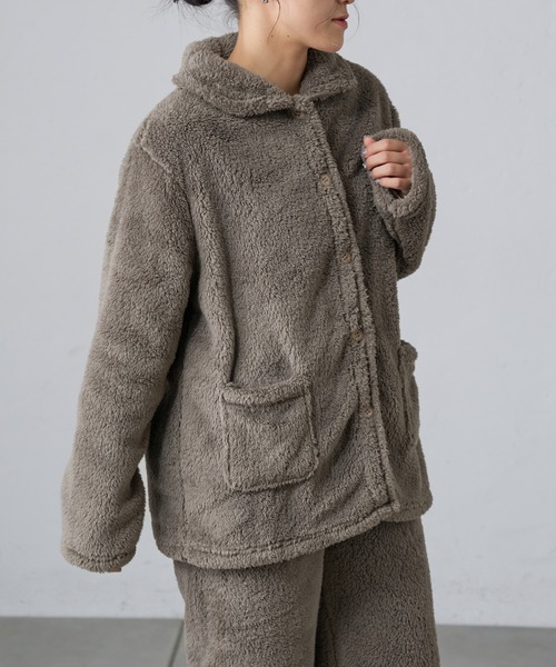 COLONY 2139（コロニートゥーワンスリーナイン）の「シープタッチパジャマ（ルームウェア/パジャマ・レディース・モカ/チャコールグレー/ライトグレー・FREE）」の7枚目の写真