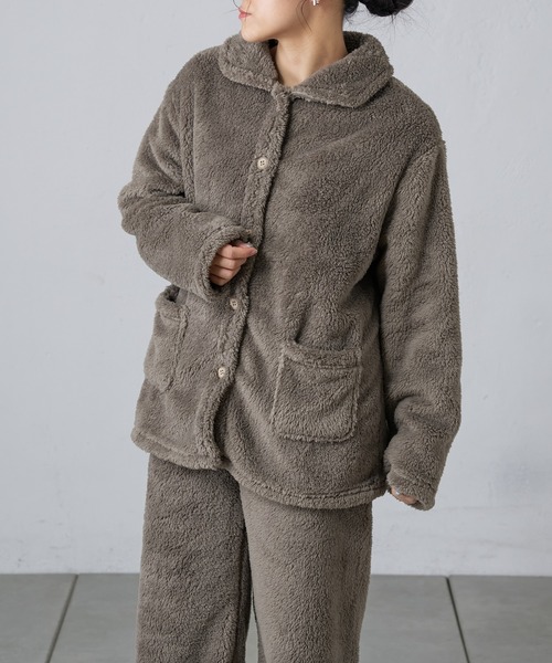COLONY 2139（コロニートゥーワンスリーナイン）の「シープタッチパジャマ（ルームウェア/パジャマ・レディース・モカ/チャコールグレー/ライトグレー・FREE）」の8枚目の写真