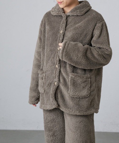 COLONY 2139（コロニートゥーワンスリーナイン）の「シープタッチパジャマ（ルームウェア/パジャマ・レディース・モカ/チャコールグレー/ライトグレー・FREE）」の9枚目の写真