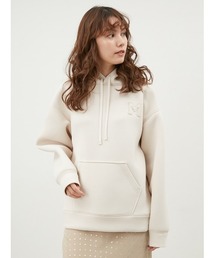 Mila Owen | ロゴアップリケダンボールフーディー【手洗い可能】(パーカー)