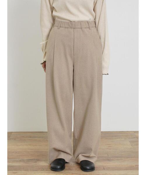 Samansa Mos2(サマンサ モスモス)の「【抗菌防臭】ジャージータックパンツ(その他パンツ・レディース・チャコールグレー/ベージュ/モカ・L/M)」の15枚目の写真