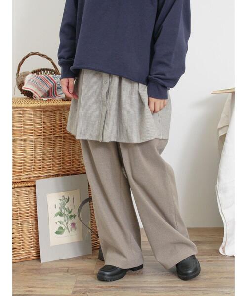 Samansa Mos2(サマンサ モスモス)の「【抗菌防臭】ジャージータックパンツ(その他パンツ・レディース・チャコールグレー/ベージュ/モカ・L/M)」の20枚目の写真