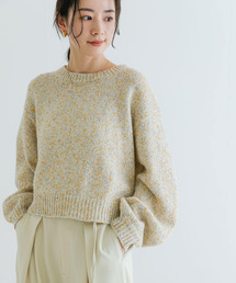 URBAN RESEARCH | 『WEB限定』カラーメランジエアリークルーネックニット(ニット/セーター)