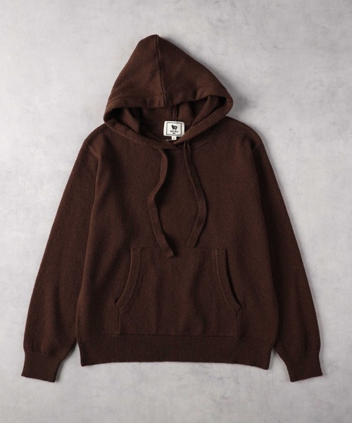 Right-on(ライトオン)の「ニットパーカー(ニット/セーター・レディース・ブラウン/オフホワイト・M/L/XL)」の17枚目の写真
