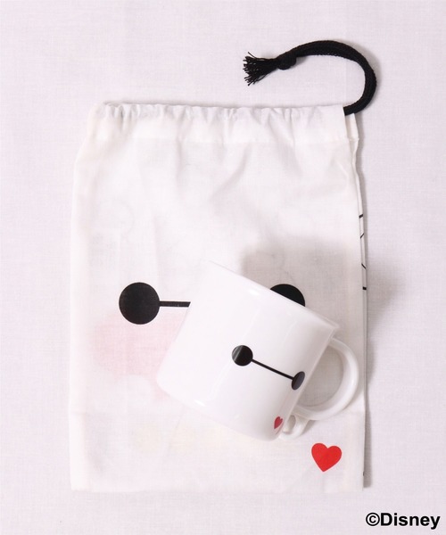 SK)【Disney】ベイマックス フェイス コップ 袋（お弁当箱）｜Disney  