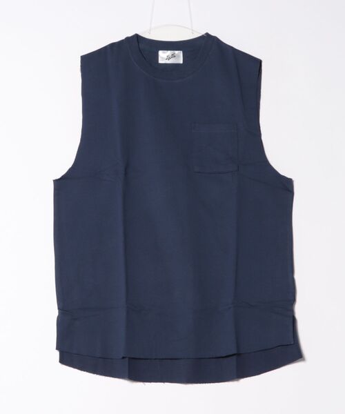 ARCHIVER(アーカイバ)の「【Bl】【RDS】ポケット付き カットオフ ノースリーブカットソー(Tシャツ/カットソー・レディース・ネイビー/ベージュ/カーキ/ブラック・MEDIUM/LARGE)」の19枚目の写真