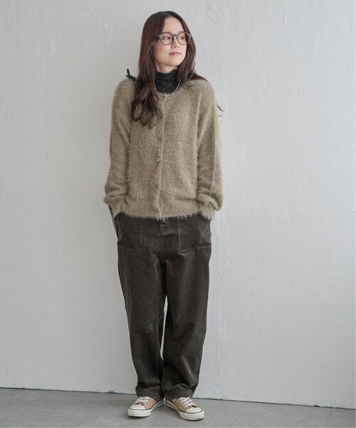 LBC（エルビーシー）の「コーデュロイゆるテーパード（その他パンツ・レディース・オフホワイト/チャコールグレー/オレンジ/ブルー・M/L）」の17枚目の写真