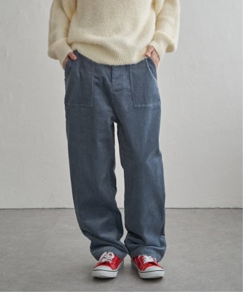 LBC（エルビーシー）の「コーデュロイゆるテーパード（その他パンツ・レディース・オフホワイト/チャコールグレー/オレンジ/ブルー・M/L）」の11枚目の写真