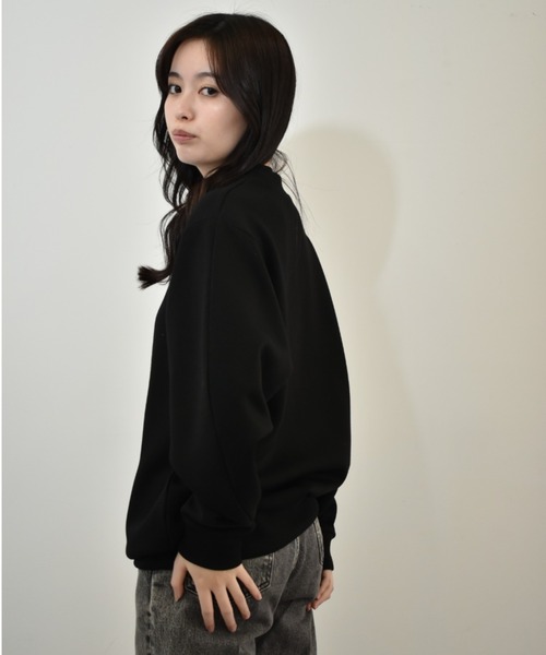 kiehtova（キエトヴァ）の「【kiehtova】VOLUME SLEEVE SWEAT/ボリューム スリーブ スウェット（スウェット・レディース・ブラウン/ブラック/グレー・FREE）」の9枚目の写真