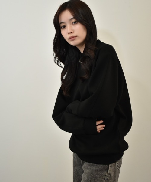kiehtova（キエトヴァ）の「【kiehtova】VOLUME SLEEVE SWEAT/ボリューム スリーブ スウェット（スウェット・レディース・ブラウン/ブラック/グレー・FREE）」の10枚目の写真