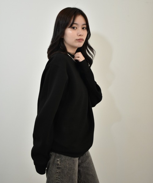 kiehtova（キエトヴァ）の「【kiehtova】VOLUME SLEEVE SWEAT/ボリューム スリーブ スウェット（スウェット・レディース・ブラウン/ブラック/グレー・FREE）」の12枚目の写真