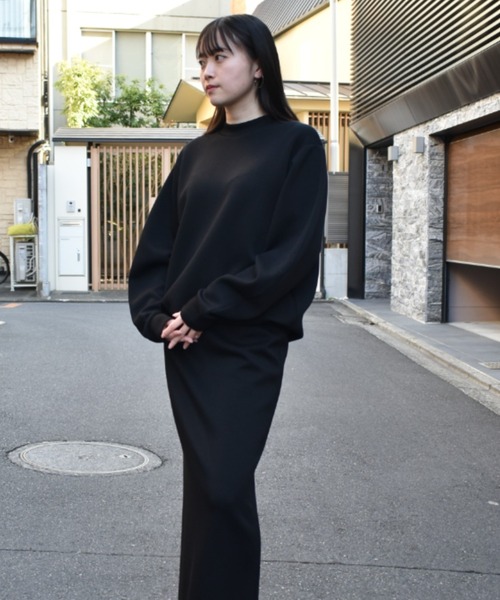 kiehtova（キエトヴァ）の「【kiehtova】VOLUME SLEEVE SWEAT/ボリューム スリーブ スウェット（スウェット・レディース・ブラウン/ブラック/グレー・FREE）」の16枚目の写真