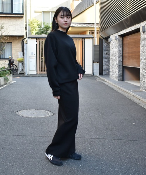 kiehtova（キエトヴァ）の「【kiehtova】VOLUME SLEEVE SWEAT/ボリューム スリーブ スウェット（スウェット・レディース・ブラウン/ブラック/グレー・FREE）」の18枚目の写真