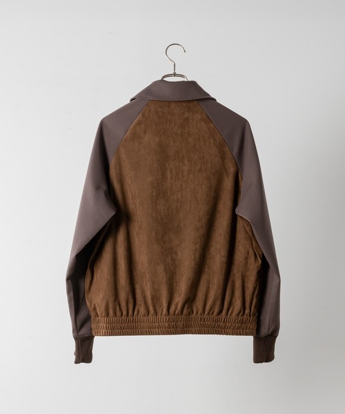 INTER FACTORY（インターファクトリー）の「DAIKI - 切替スエードブルゾン / Switching Suede Blouson - made in INTER FACTORY（ブルゾン・メンズ・ブラック/ブラウン・LARGE/MEDIUM/SMALL）」の10枚目の写真